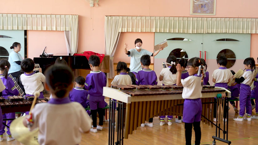 せいほう幼稚園　発表会練習